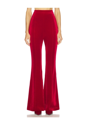 Nadine Merabi Beatrice Trousers in Red. Size 10/L. Also in 12/XL, 2/XS, 4/S, 6/SM, 8/M.