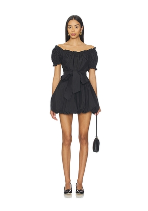 LoveShackFancy Isolle Dress in Black. Size 10. Also in 0, 2, 4, 6, 8.