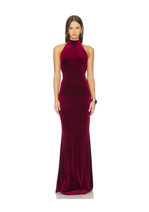 NBD Gal Gown in Burgundy. Size L. Also in M, S, XL, XS, XXS.
