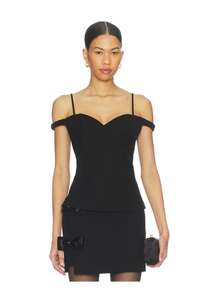 Line & Dot Elodie Top in Black. Size L. Also in S, XS, M.