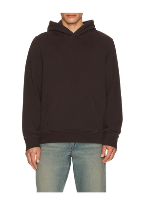 onia Terry Pullover Hoodie in Brown. Size L. Also in S, M, XL/1X.