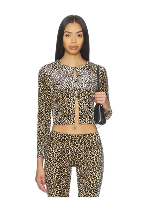 Only Hearts Classic Cardigan in Tan. Size L. Also in XS, S, M.