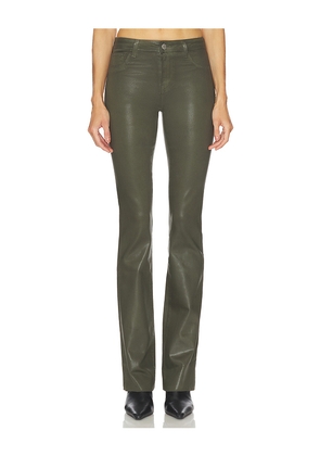 L'AGENCE Ruth Straight Undone Hem in Olive. Size 24. Also in 25, 26, 27, 28.