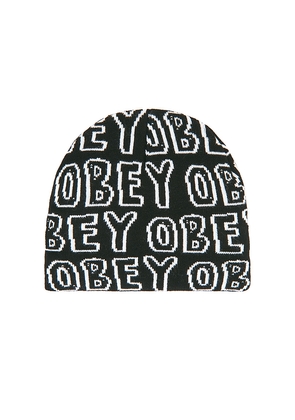 Obey Obey Common Beanie in Black.