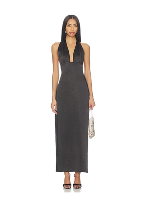 MORE TO COME Christine Maxi Dress in Black. Size L. Also in XXS, XS, S, M, XL.