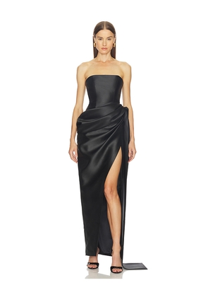 Michael Costello x REVOLVE Pommier Maxi Dress in Black. Size M. Also in XXS, XS, S.