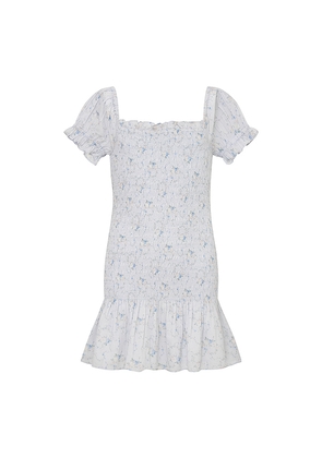 LoveShackFancy Tween Mosa Dress in Baby Blue. Size 10. Also in 7, 8, 9, 14.