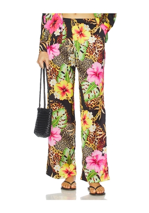 Luli Fama Elastic Waistband Pant. Size L. Also in XS, S, M.