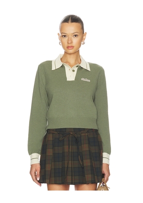 Malbon Golf Malbon Miranda Polo in Olive. Size L. Also in XXS, XS, S, M.