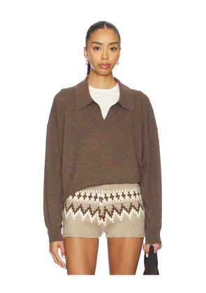Lisa Yang Katriel Sweater in Brown. Size 0. Also in 1, 2.