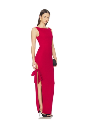 MORE TO COME Riona Maxi Dress in Red. Size L. Also in XXS, XS, S, M, XL.
