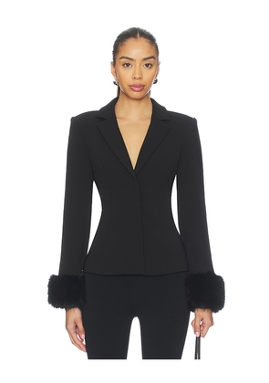 MAJORELLE Daphne Jacket in Black. Size L. Also in S, XXS, XS, M, XL.