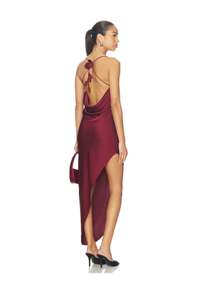 NBD Salome Dress in Burgundy. Size L. Also in M, S, XL, XS, XXS.
