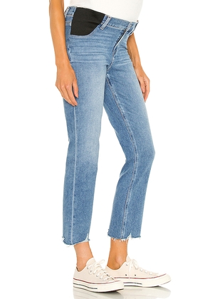 PAIGE Cindy Maternity Jean With Elastic Waistband Jeans in Denim-Medium. Size 25. Also in 23, 26, 27, 30, 32, 33, 34.