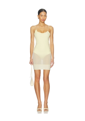 Maygel Coronel Jacinto Mini Dress in Ivory.