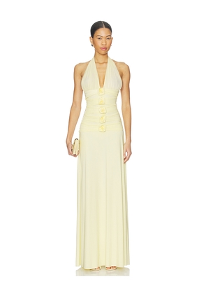 Maygel Coronel Villadiego in Yellow.