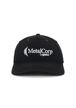 Metalwood Studio Metalcorp Dad Hat in Black.