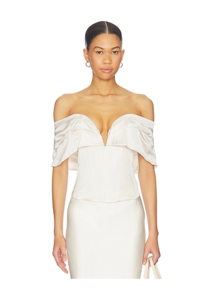 LPA Ilaria Corset Top in Cream. Size L. Also in M, XL.