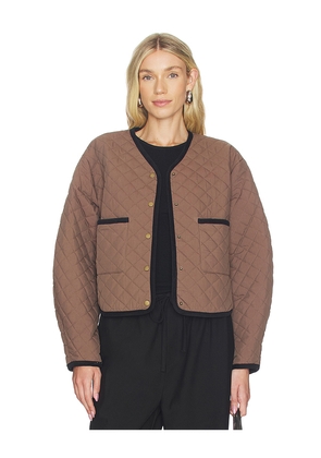 Lovers and Friends Lara Jacket in Chocolate. Size L. Also in XXS, XS, S, M, XL.