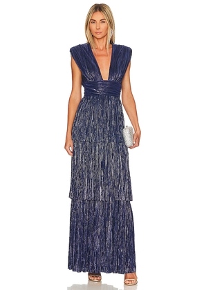 Sabina Musayev Judith Gown in Blue. Size L. Also in M, XL.