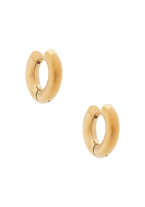 Lovers and Friends Elina Earrings in Metallic Gold.