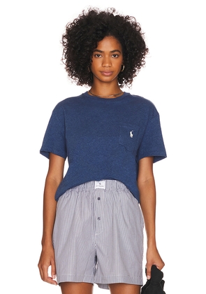Polo Ralph Lauren Crewneck Pocket T-Shirt in Blue. Size L. Also in M, S, XL/1X, XS.