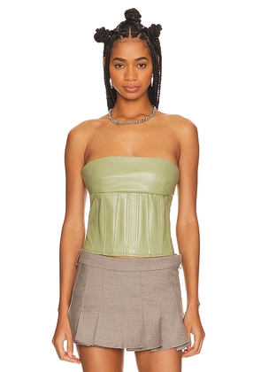 superdown Odessa Corset Top in Olive. Size M. Also in L.