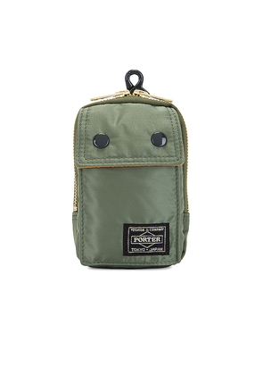 Porter-Yoshida & Co. Tanker Pouch in Green.