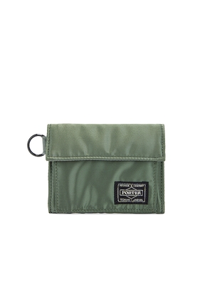 Porter-Yoshida & Co. Tanker Wallet in Green.