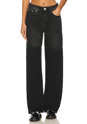 superdown Kenny Contrast Jeans in Black. Size 25. Also in 27, 28.