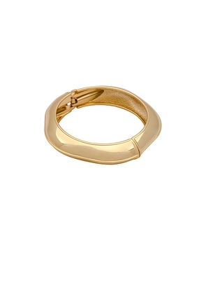 petit moments Liquid Cuff in Metallic Gold.