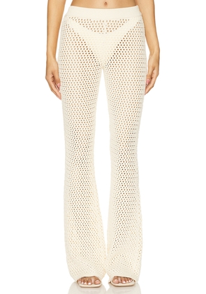 SEROYA Tish Pant in Cream. Size L. Also in XL.