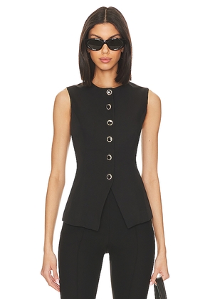 SNDYS x Revolve Emiliana Top in Black. Size L. Also in S, XXS, XS.