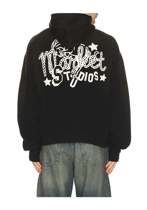 Market Old West Studios Hoodie in Black. Size L. Also in S, M, XL/1X.