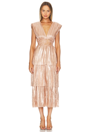 Sabina Musayev Davina Dress in Rose Gold. Size L. Also in XS.