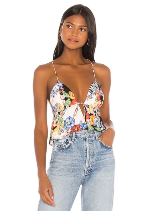 superdown Isla Top in Black & White. Size M. Also in S, XS.