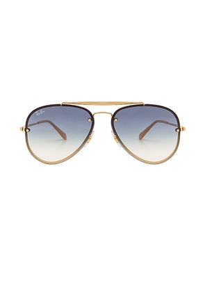 Ray-Ban Blaze Aviator in Blue.