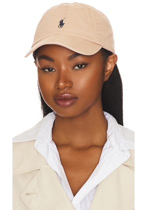 Polo Ralph Lauren Chino Cap in Cream.