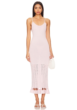 PEIXOTO Nora Knit Dress in Blush. Size L. Also in S, XS, M, XL.
