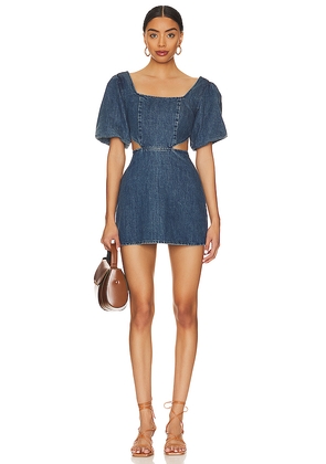 Show Me Your Mumu City Cut Out Dress in Denim-Dark. Size L. Also in XL.