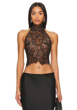 retrofete Violet Top in Black. Size L. Also in XL.