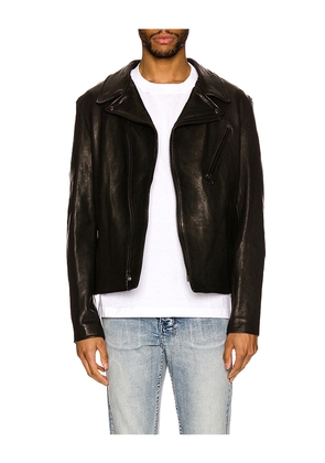 Schott Raven Lambskin Perfecto in Black. Size L. Also in S.