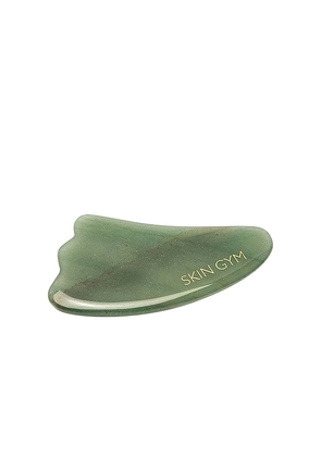 Skin Gym Jade Gua Sha Crystal Beauty Tool in Green.