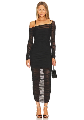 SEROYA Chantae Dress in Black. Size S. Also in XXS.