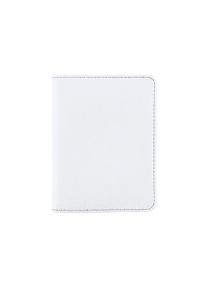 Stoney Clover Lane Textured Passport Case in White.