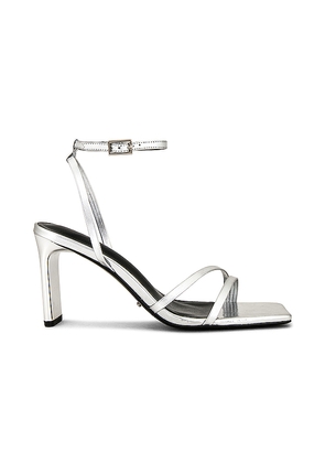 Tony Bianco Corso Sandal in Metallic Silver. Size 10. Also in 6, 5, 5.5, 6.5, 7, 7.5, 8, 8.5, 9, 9.5.