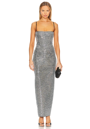 retrofete Kyree Knit Dress in Metallic Silver. Size S. Also in XS.