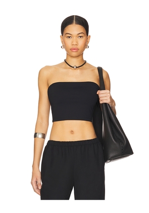 Susana Monaco Strapless Crop Top in Black. Size L. Also in XS, S, M, XL.