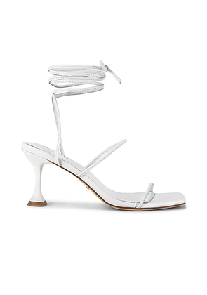 RAYE Roo Heel in White. Size 7.5. Also in 6.
