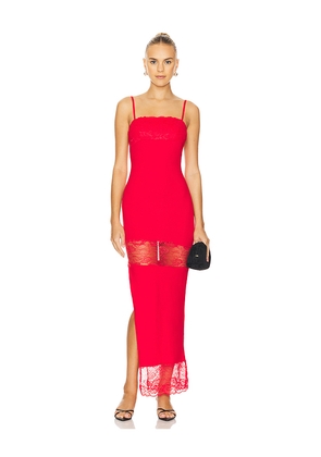superdown Gemma Maxi Dress in Red. Size L. Also in XS, S, M.